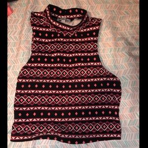 Aztec crop top